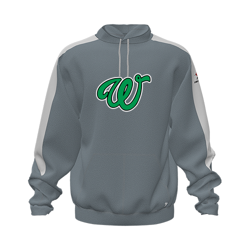 [CUS-DFW-HOOD-FLC-LSL-GRY-YXS-LOGO1] Hoodie (Youth XS, Gray, Logo 1)