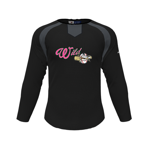 [CUS-DFW-PULL-FLC-CNK-LSL-BLK-YS-LOGO3] Pullover (Youth S, Black, Logo 3)