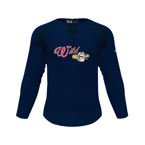 [CUS-DFW-PULL-FLC-CNK-LSL-NVY-YS-LOGO3] Pullover (Youth S, Navy, Logo 3)