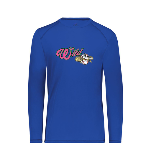 [6845.060.S-LOGO3] Men's SoftTouch Long Sleeve (Adult S, Royal, Logo 3)