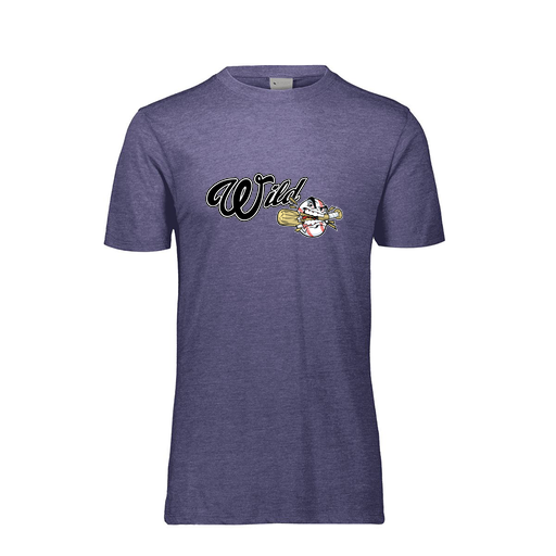 [FTSCUBNV-YS-LOGO2] Decker Youth Tri-Blend T-Shirt - Short Sleeve (Youth S, Navy, Logo 2)