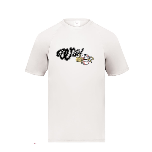 [2791.005.S-LOGO2] Youth Smooth Sport T-Shirt (Youth S, White, Logo 2)