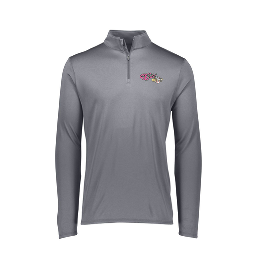 [FTLQFLGY-FAXS-LOGO3] Decker Women's Flex-Lite 1/4 Zip Shirt (Female Adult XS, Gray, Logo 3)
