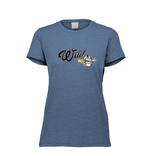[FTSCUBNV-FAXS-LOGO2] Decker Women's Tri-Blend T-Shirt - Short Sleeve (Female Adult XS, Navy, Logo 2)