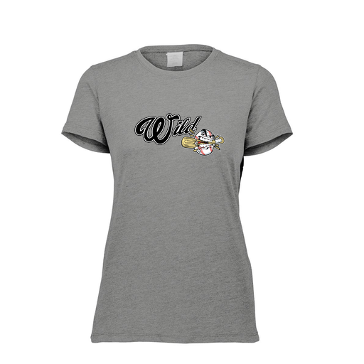 [FTSCUBGY-FAXS-LOGO2] Decker Women's Tri-Blend T-Shirt - Short Sleeve (Female Adult XS, Gray, Logo 2)