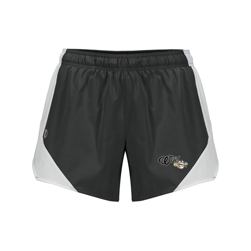 [229489.420.S-LOGO2] Girls Olympus Shorts (Female Youth S, Black, Logo 2)
