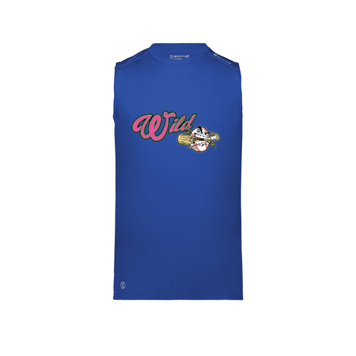 [222593.060.S-LOGO3] Men's CoolDry TankTop (Adult S, Royal, Logo 3)