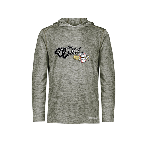 [FOLHCGGY-AS-LOGO2] Decker Men's Charge Hoodie (Adult S, Gray, Logo 2)