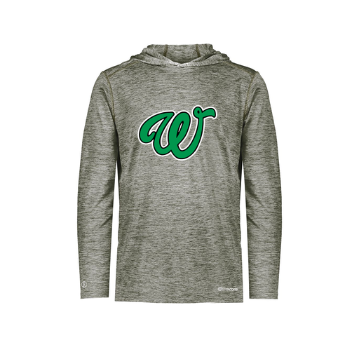 [FOLHCGGY-YS-LOGO1] Decker Youth Charge Hoodie (Youth S, Gray, Logo 1)