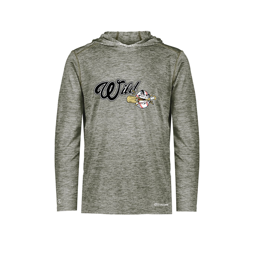 [FOLHCGGY-YS-LOGO2] Decker Youth Charge Hoodie (Youth S, Gray, Logo 2)