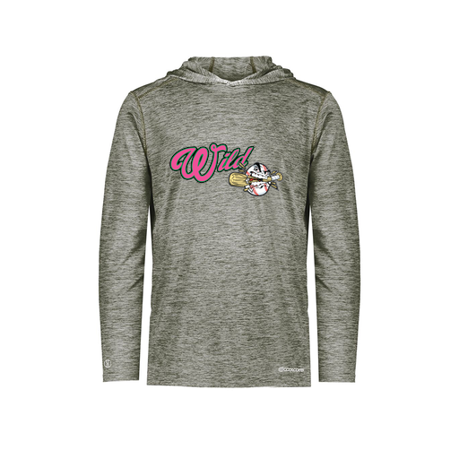 [FOLHCGGY-YS-LOGO3] Decker Youth Charge Hoodie (Youth S, Gray, Logo 3)