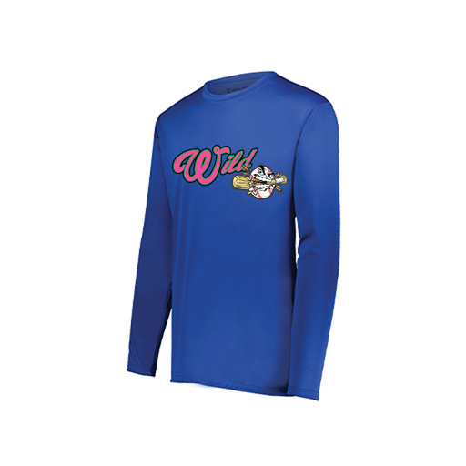 [222822.060.XS-LOGO3] Men's LS Smooth Sport Shirt (Adult XS, Royal, Logo 3)
