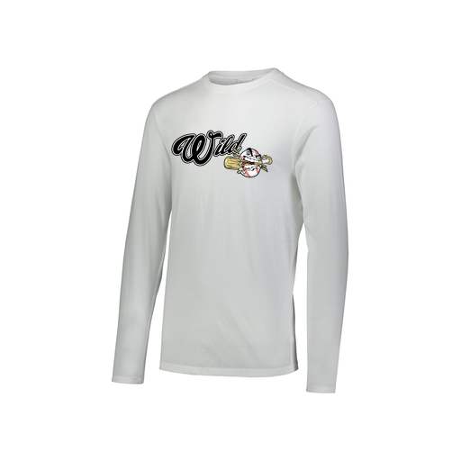 [FTLCUBWH-YS-LOGO2] Decker Youth Tri-Blend T-Shirt - Long Sleeve (Youth S, White, Logo 2)